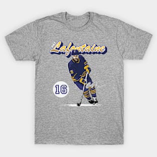 Pat Lafontaine Buffalo Retro Script T-Shirt